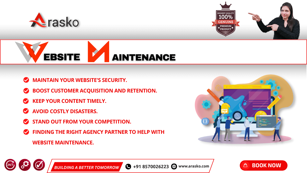 Arosko-Website Maintenance